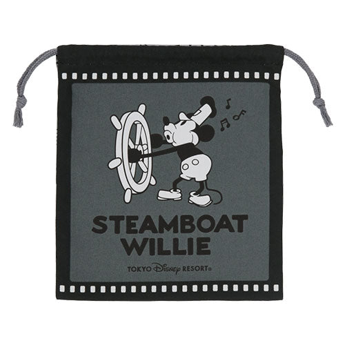 TDR - Disney Movie “Steamboat Willie” - Mickey Mouse Drawstring Bag (Release Date: Nov 16)