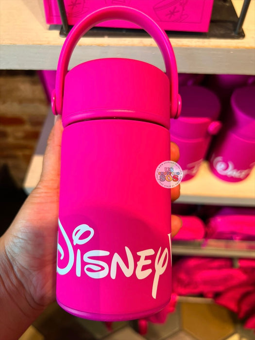 DLR/WDW - Logo Mania 2026 Fantasyland Feels - Bright Pink Park Logo Mini Stainless Steel Tumbler