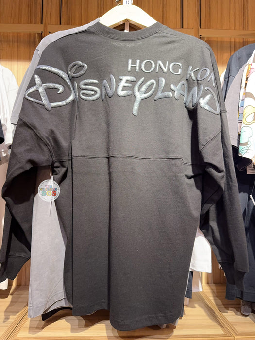 HKDL - 2026 "Hong Kong Disneyland" Wordings Spirit Jersey for Adults (Color: Black)