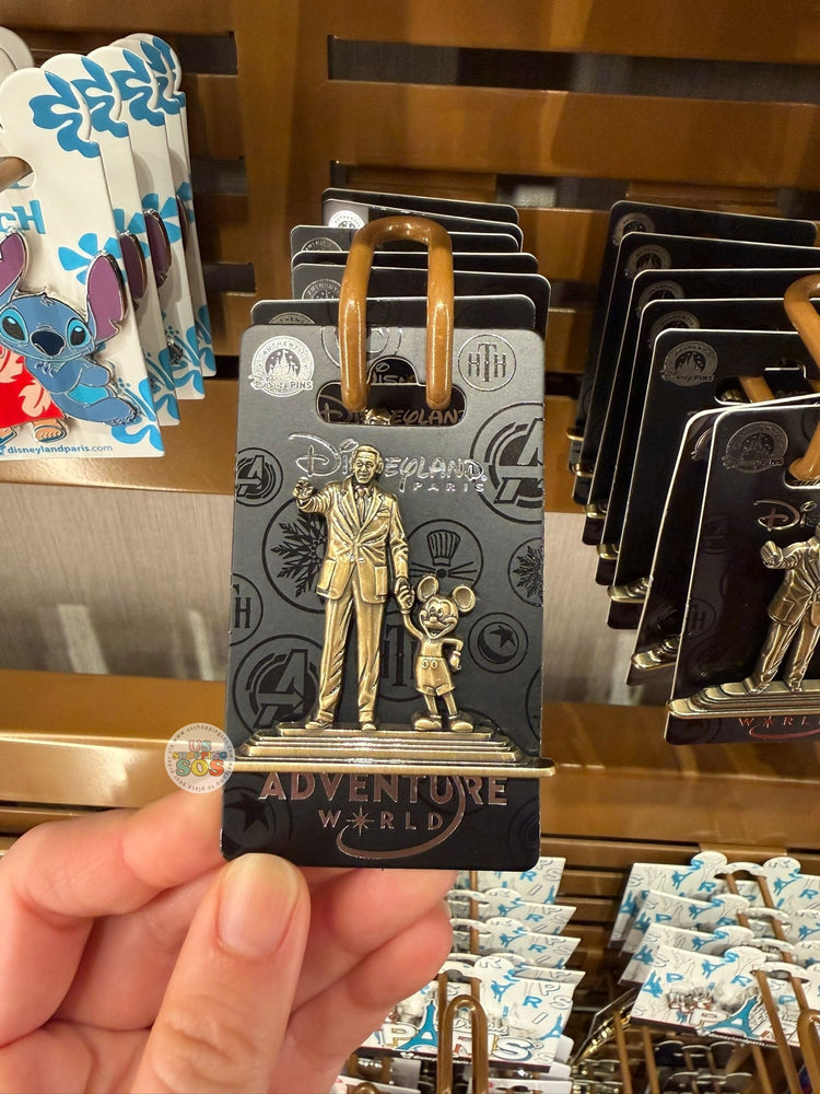 DLP - 2026 Disneyland Paris Disney Adventure World Walt & Mickey "Partner" Pin Badge