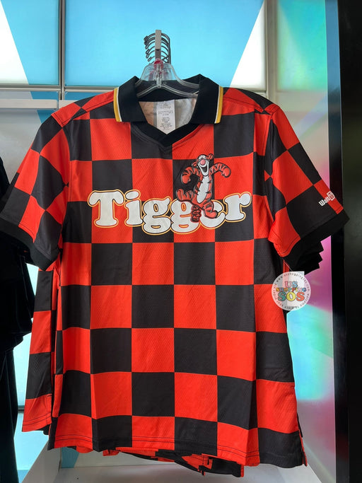 DLR/WDW - Tigger Black & Red Checker Sport Jersey (Adult)