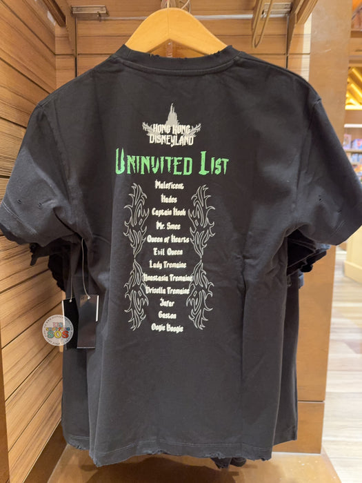 HKDL - 2026 Disney Halloween - Disney Villians x The Uninvited" "Glow in the Dark" T Shirt for Adults