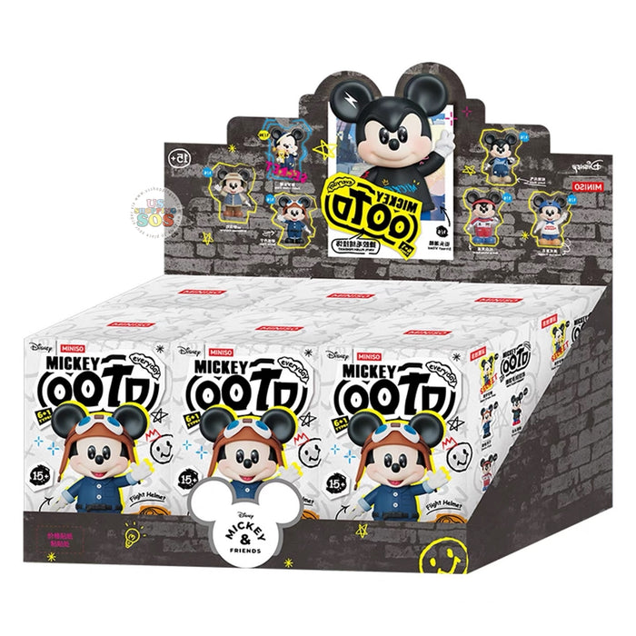 MINISO China - Mickey Mouse "OOTD" Vinyl Plush Keychain Blind Box (Release Date: May 20, 2026)