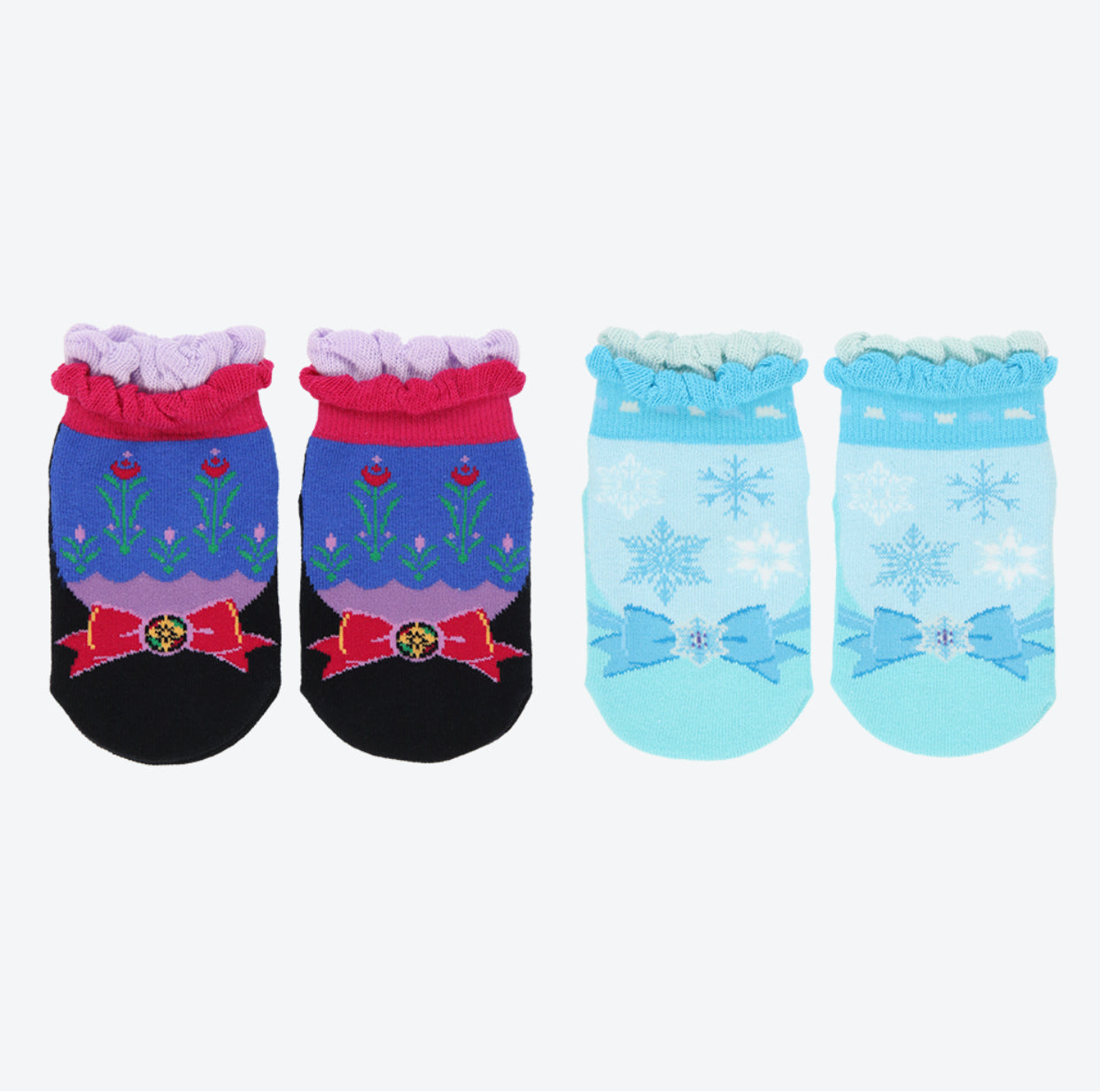 TDR - Fantasy Springs Anna & Elsa Frozen Journey Collection x Anna & Elsa Socks Set (Size 14- 17 cm)