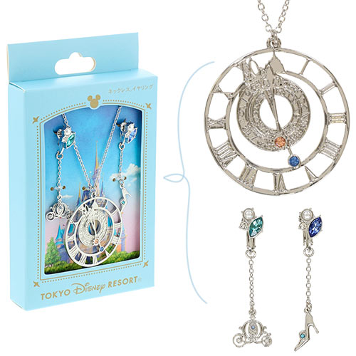TDR - Cinderella Necklaces & Earrings Set (Release Date: Mar 7)