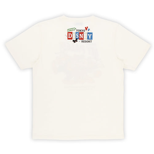 TDR - "Let's go to Tokyo Disney Resort" Collection x Mickey & Friends T Shirt for Adults Color: White (Release Date: April 25)