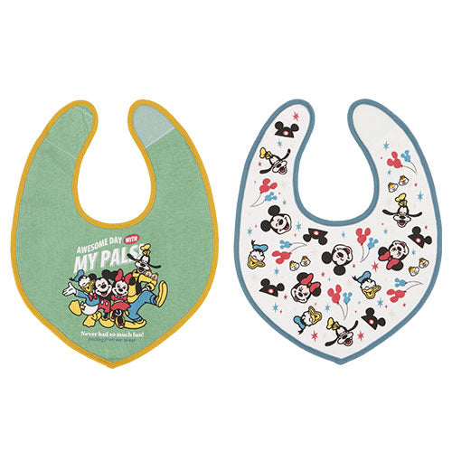 TDR - "Let's go to Tokyo Disney Resort" Collection x Mickey & Friends Bib Set (Release Date: April 25)