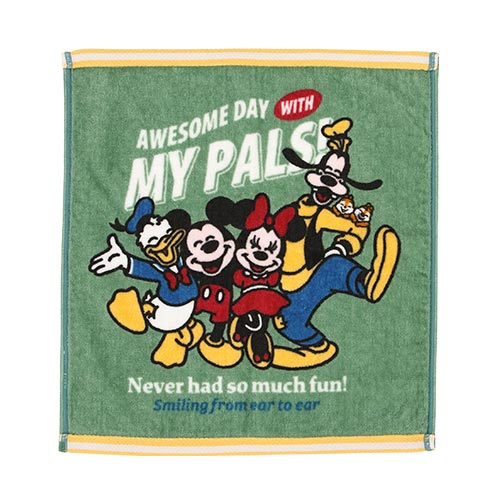 TDR - "Let's go to Tokyo Disney Resort" Collection x Mickey & Friends Mini Towel (Release Date: April 25)