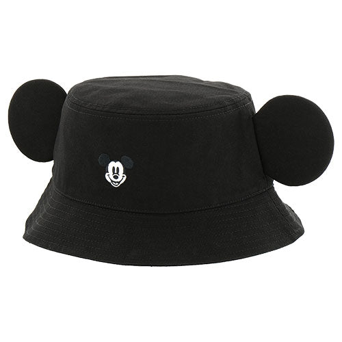 TDR Mickey Mouse Bucket Hat with Ear Color: Black — USShoppingSOS