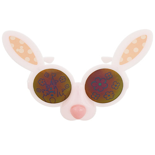 TDR - Bunny Fashion Sunglasses with  Illustratiosn of Cinderella Castle & Flowers (Release Date: Mar 28)