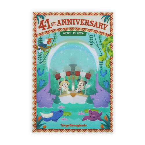 TDR - "Tokoy Disneyland 41st Anniversary" Collection x Post Card (Release Date: Apr 15)
