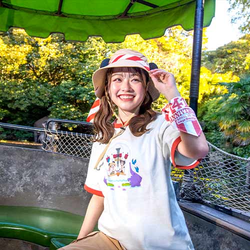 TDR - "Tokyo Disneyland 41st Anniversary" Collection x T Shirt for Adults (Release Date: Apr 15)