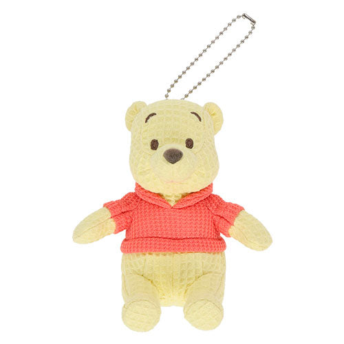 TDR - Winnie the Pooh "Waffle Fabric" Plush Keychain (Release Date: April 18)