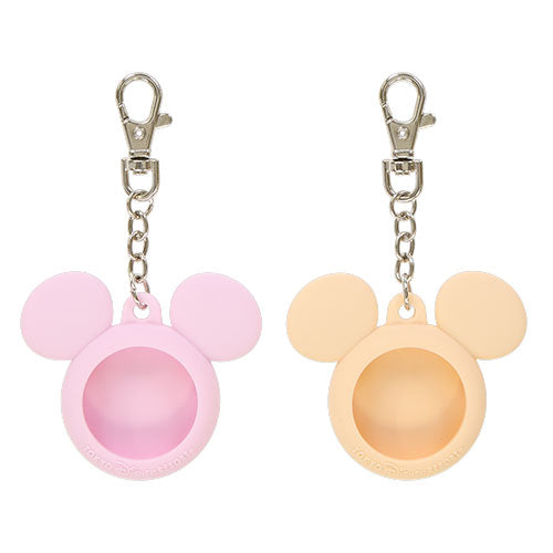 TDR - Mickey Mouse Head Shaped "Button Badge" Holder Set Color: Pink & Orange (Release Date: Apr 18)