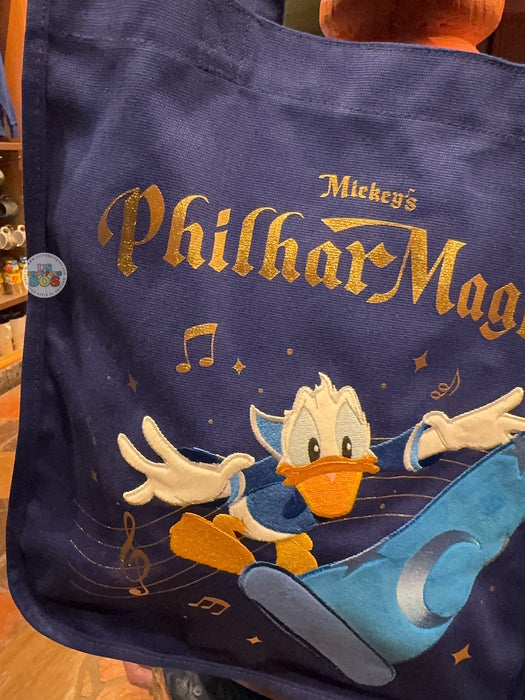 HKDL -  Mickey’s PhilharMagic Donald Duck Sorcerer Embroidered Tote Bag