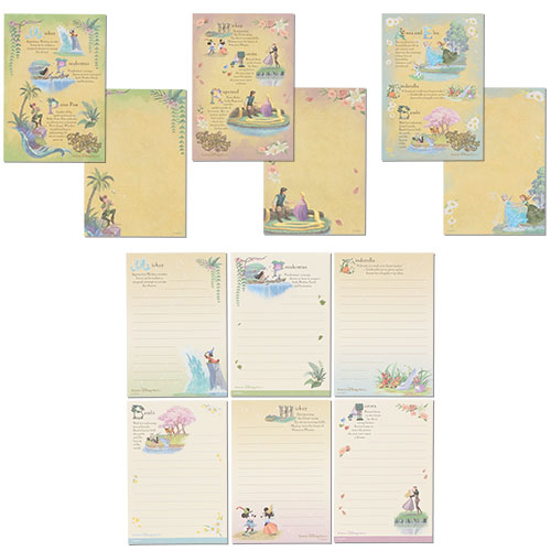 TDR - Fantasy Springs Theme Collection x Book Shaped Memo Notes Set (Release Date: May 28)