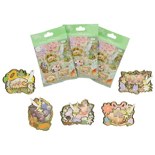 TDR - Fantasy Springs "Fairy Tinkerbell's Busy Buggy" Collection x Mystery Pin Badges  (Release Date: May 28)