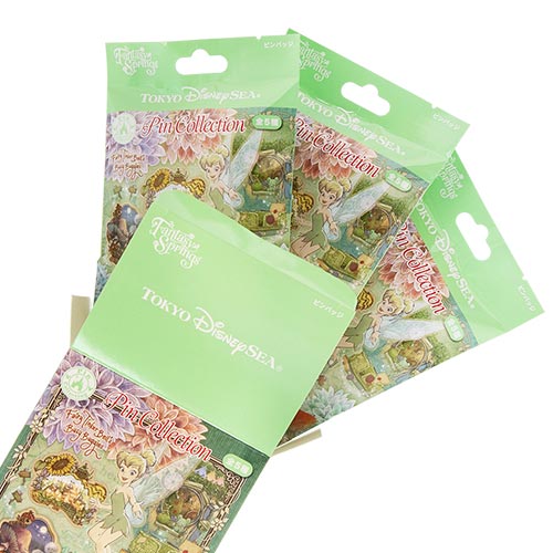 TDR - Fantasy Springs "Fairy Tinkerbell's Busy Buggy" Collection x Pin Badges Full Box Set (Release Date: May 28)