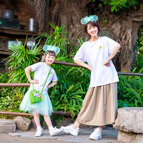 TDR - Fantasy Springs "Fairy Tinkerbell's Busy Buggy" Collection x T Shirt for Kids (Size: 110 to 120 cm)