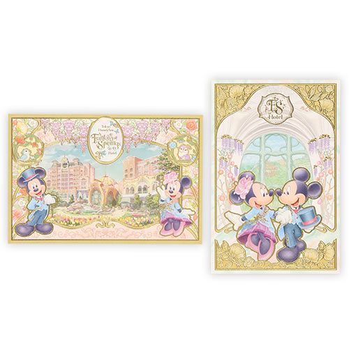 TDR - Fantasy Springs “Tokyo DisneySea Fantasy Springs Hotel” Collection x Mickey & Minnie Mouse Assorted Post Cards Set (Release Date: May 28)