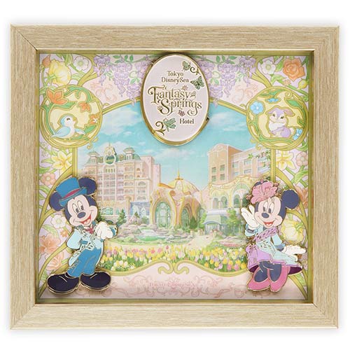 TDR - Fantasy Springs “Tokyo DisneySea Fantasy Springs Hotel” Collection x Mickey & Minnie Mouse Pin Badges Set (Release Date: May 28)
