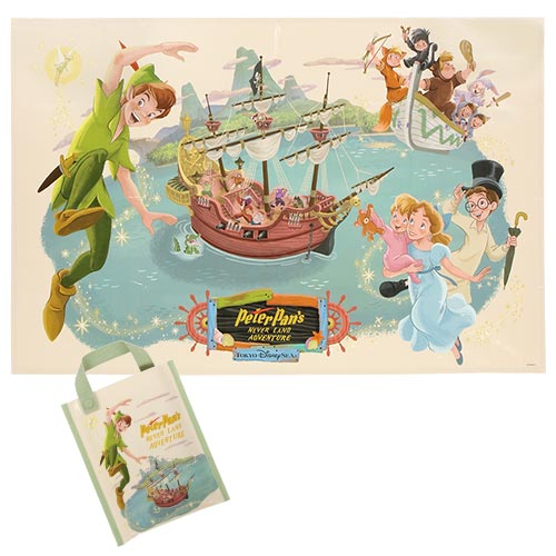 TDR - Fantasy Springs "Peter Pan Never Land Adventure" Collection x Picnic Sheet & Bag Set