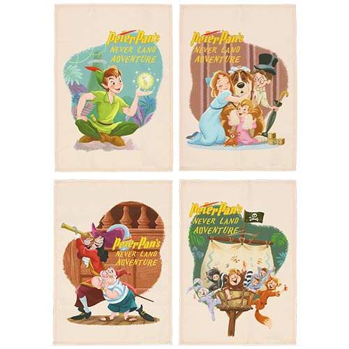 TDR - Fantasy Springs "Peter Pan Never Land Adventure" Collection x Tapestry Set of 4  (Release Date: May 28)