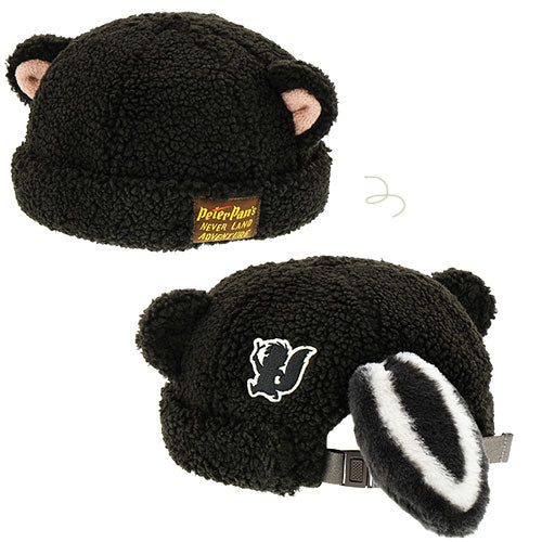 TDR - Fantasy Springs "Peter Pan Never Land Adventure" Collection x Lost Childen "Skunk" Fluffy Hat with Ears (Release Date: May 28)