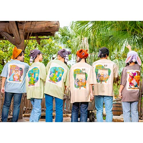 TDR - Fantasy Springs "Peter Pan Never Land Adventure" Collection x "The Darling Family" Oversized T Shirt for Adults (Release Date: May 28)