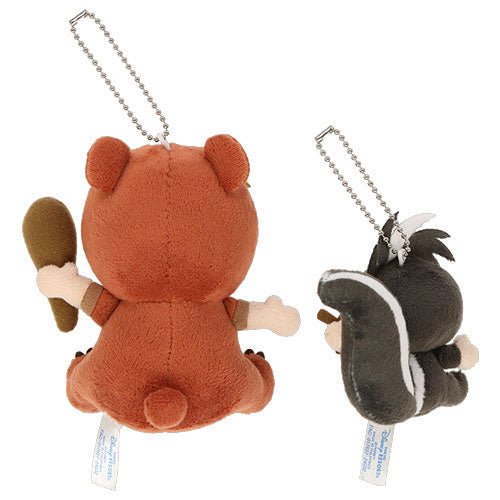 TDR - Fantasy Springs "Peter Pan Never Land Adventure" Collection x Lost Childen "Skunk & Bear" Plush Keychains Set (Release Date: May 28)