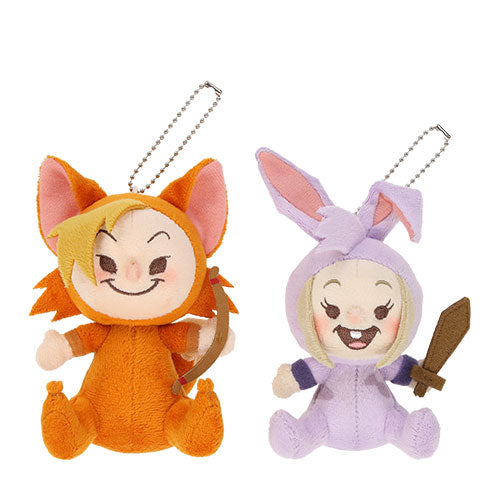 TDR - Fantasy Springs "Peter Pan Never Land Adventure" Collection x Lost Childen "Fox & Rabbit" Plush Keychains Set (Release Date: May 28)