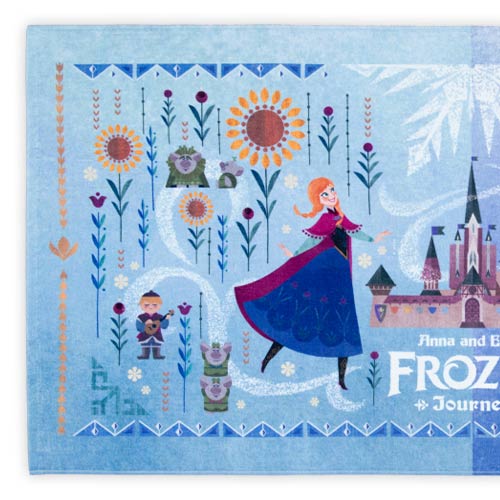 TDR - Fantasy Springs Anna & Elsa Frozen Journey Collection x Bath Towel (Release Date: May 28)