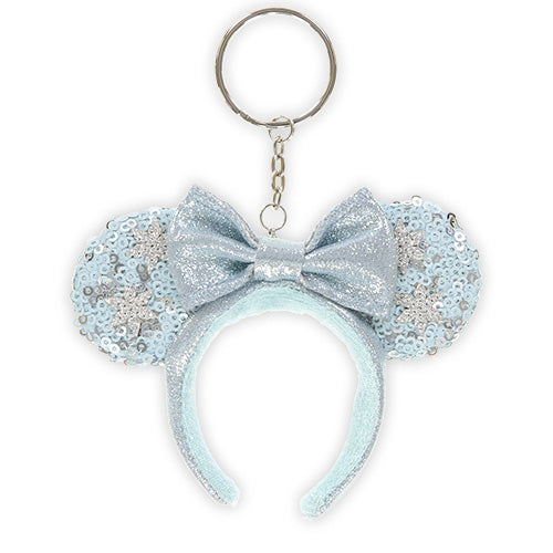 TDR - Fantasy Springs Anna & Elsa Frozen Journey Collection x Elsa Sequin Ear Headband Keychain (Release Date: May 28)