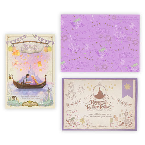 TDR - Fantasy Springs "Rapunzel’s Lantern Festival" Collection x Post Cards & Greeting Cards Set (Release Date: May 28)