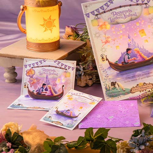 TDR - Fantasy Springs "Rapunzel’s Lantern Festival" Collection x Post Cards & Greeting Cards Set (Release Date: May 28)
