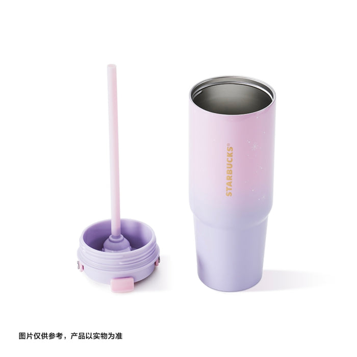 Starbucks China Purple Starry Summer Night Stanley Stainless Cup