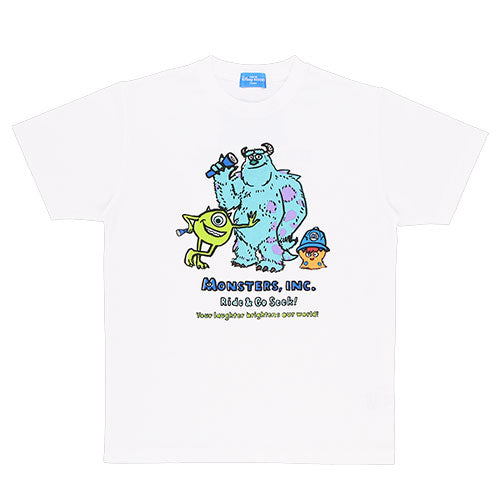 TDR - Tokyo Disneyland Attraction "Monsters, Inc. Ride & Go Seek!" Mike, Sully T Shirt for Adults (Release Date: July 1, 2024)