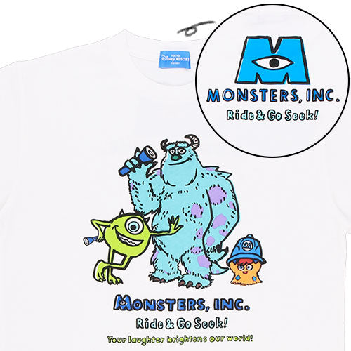 TDR - Tokyo Disneyland Attraction "Monsters, Inc. Ride & Go Seek!" Mike, Sully T Shirt for Adults (Release Date: July 1, 2024)