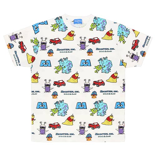 TDR - Tokyo Disneyland Attraction "Monsters, Inc. Ride & Go Seek!" All Over Print T Shirt for Adults (Release Date: July 1, 2024)