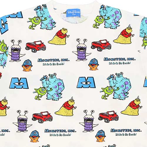 TDR - Tokyo Disneyland Attraction "Monsters, Inc. Ride & Go Seek!" All Over Print T Shirt for Adults (Release Date: July 1, 2024)