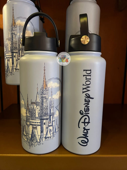 DLR/WDW - Walt Disney World Cinderella Castle Stainless Steel Water Bottle