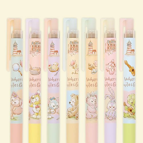 TDR - Duffy & Friends "Where Smiles Grow" Collection x Ballpoiint Pens Set (Release Date: July 1, 2024)