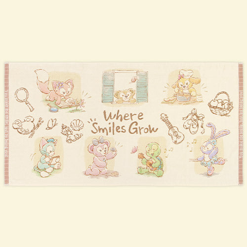 TDR - Duffy & Friends "Where Smiles Grow" Collection x Bath Towel (Release Date: July 1, 2024)