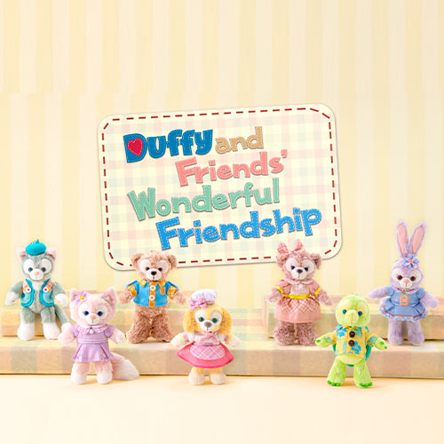 TDR - Duffy & Friends "Wonderful Friendship" Collection x ShellieMay Plush Keychain (Release Date: July 1, 2024)