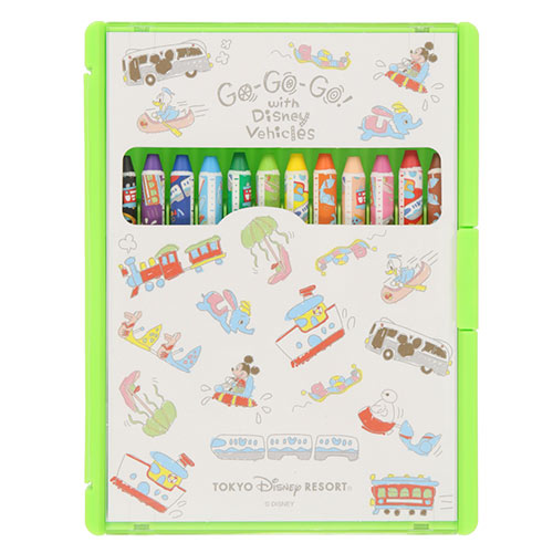 TDR - "Go-Go-Go! with Disney Vehicles" Collection x Color Pencil Set (Release Date: July 11, 2024)