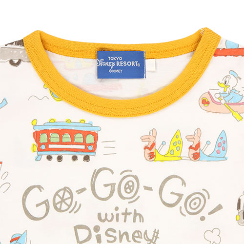 TDR - "Go-Go-Go! with Disney Vehicles" Collection x T Shirt for Kids (Release Date: July 11, 2024)