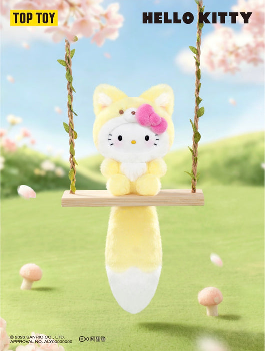 China TOPTOY - Hello Kitty Healing Forrest Vinyl Plush Keychain Blind Box (Release Date: Aug 7, 2026)