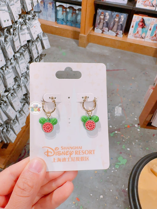 SHDL - Colorful Fruits and Vegetables Collection x Mickey Mouse "Watermelon" Earrings Set