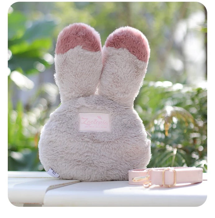 China Exclusive- Zootopia Judy Hopps Flower Big Face Plushy Shoulder Bag
