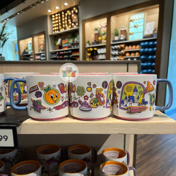 WDW - Starbucks Neon Iconography - “Magic Kingdom” Ceramic Mug 14oz